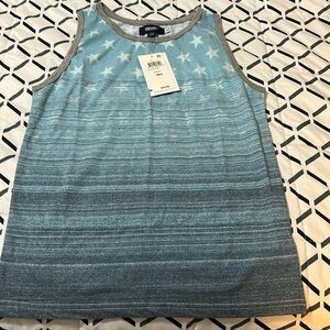 UNIVIBE
Big Boys Single Stripe with stars Tank